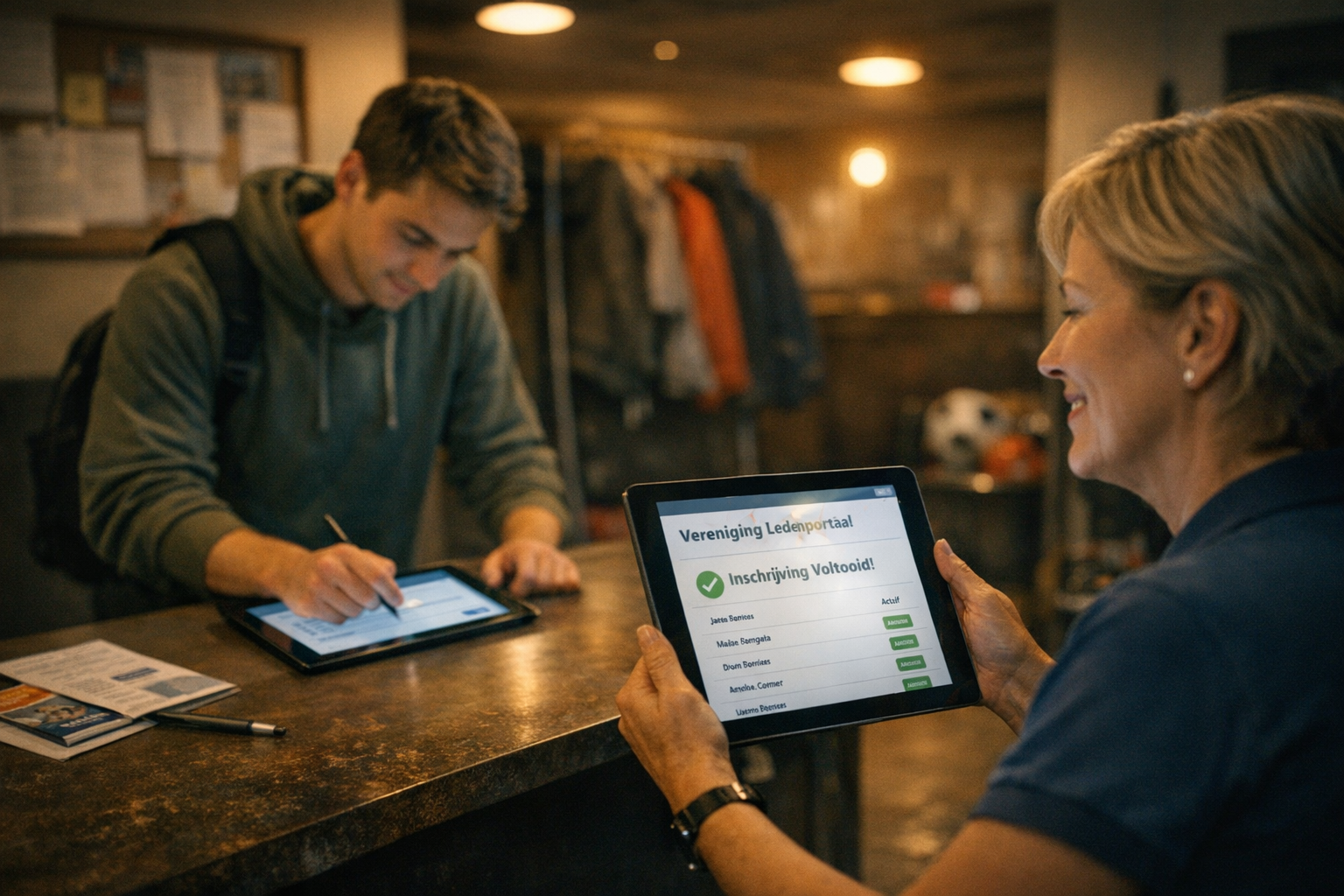 Ledenportaal vereniging dashboard