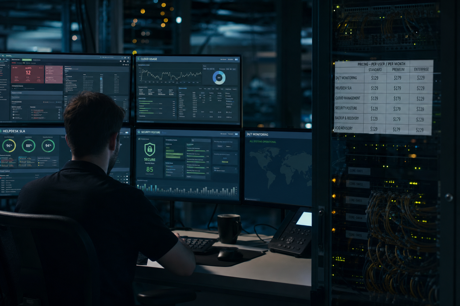 Factoren die managed IT kosten bepalen