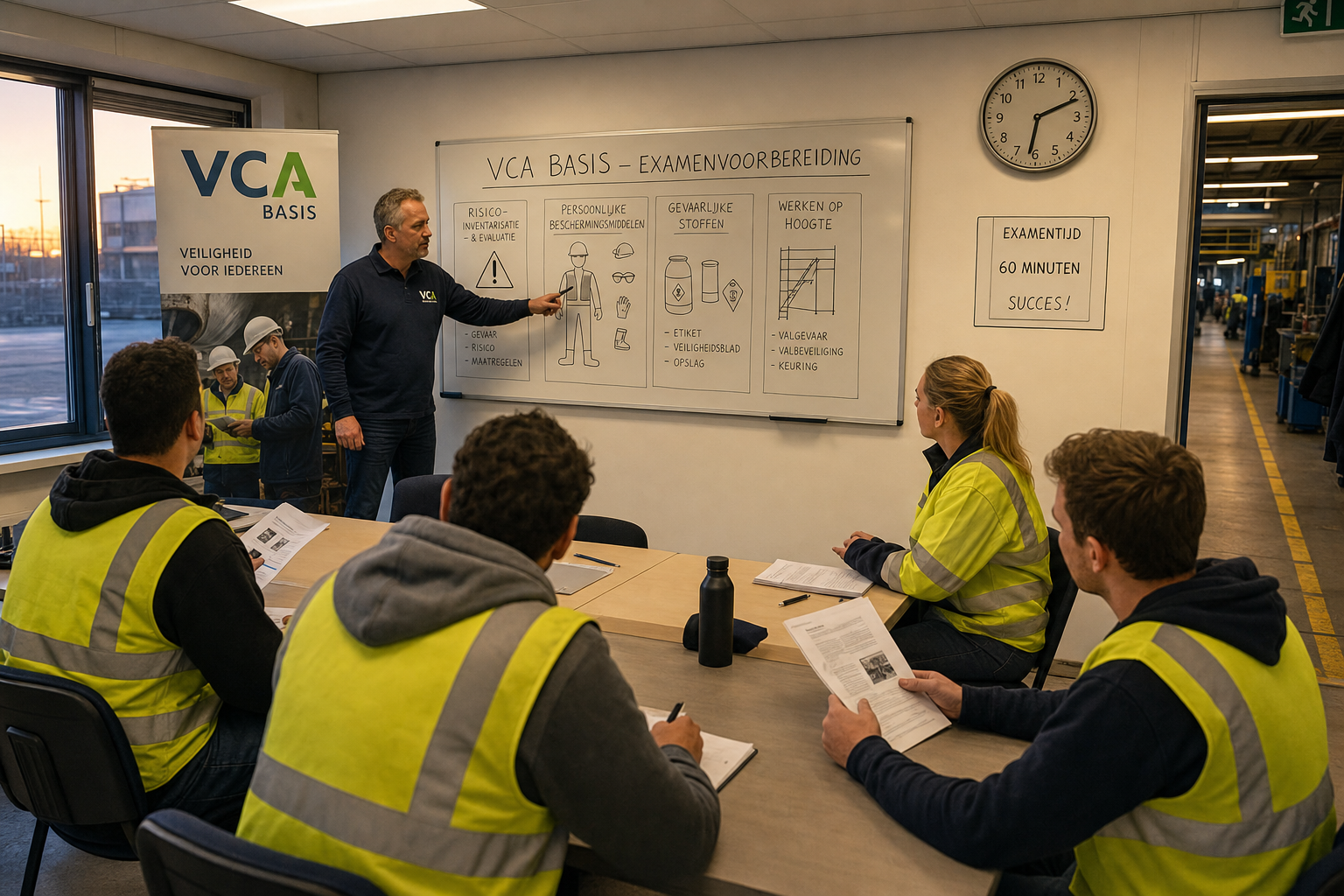 VCA examenonderwerpen verdeling